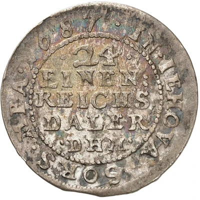 1⁄24 Thaler - Charles XI back