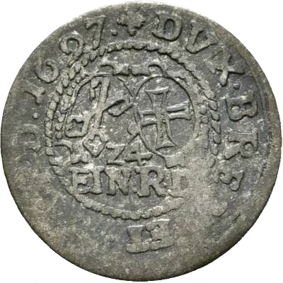 1⁄24 Thaler - Charles XI back