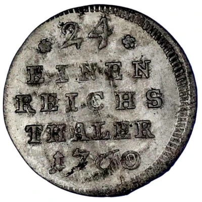 1⁄24 Thaler - Ernest Frederick III Charles back