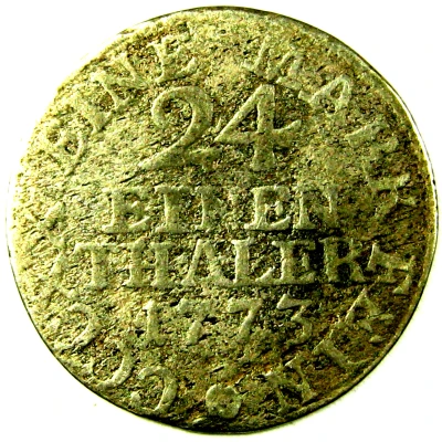 1⁄24 Thaler - Ernest II Louis back