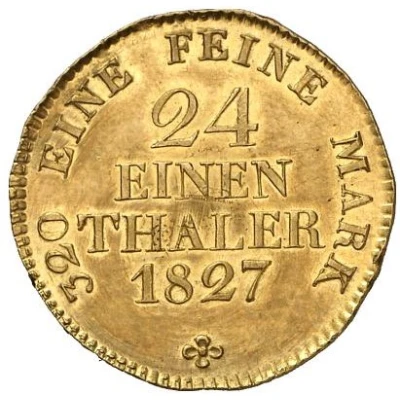 1⁄24 Thaler - Frederick August I Gold Pattern back