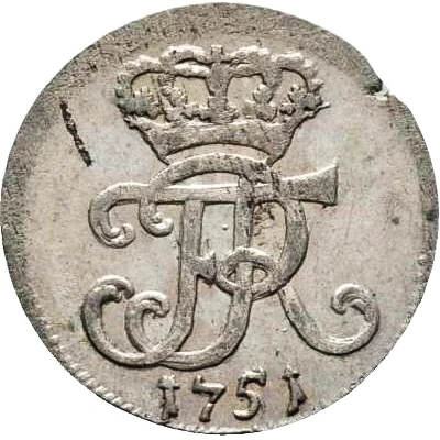 1⁄24 Thaler - Frederick II front