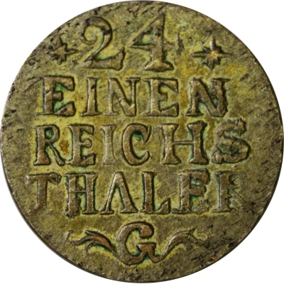 1⁄24 Thaler - Frederick II back