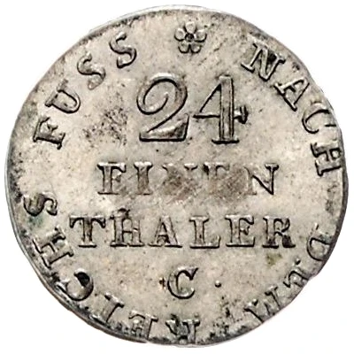 1⁄24 Thaler - George III back