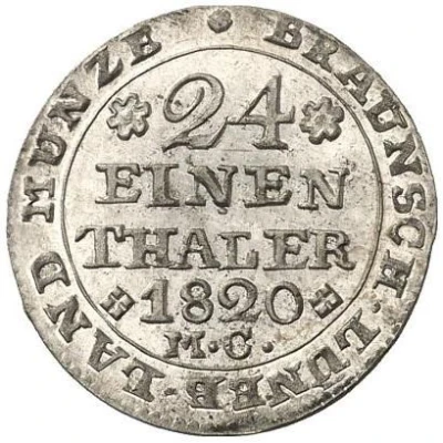 1⁄24 Thaler - George IV back