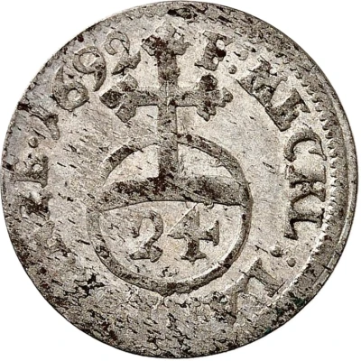 1⁄24 Thaler - Gustav Adolphus back