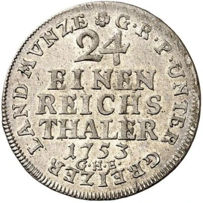 1⁄24 Thaler - Henry III back