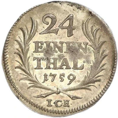 1⁄24 Thaler - Henry XI back