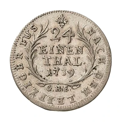 1⁄24 Thaler - Henry XXIX back