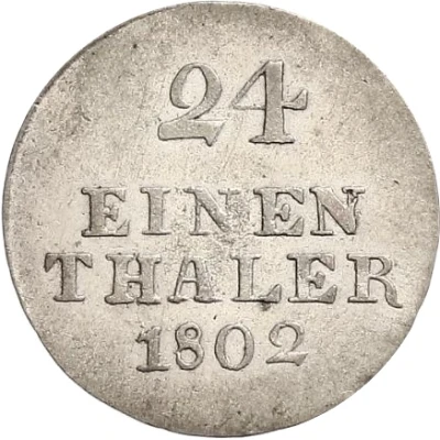 1⁄24 Thaler - John Louis back