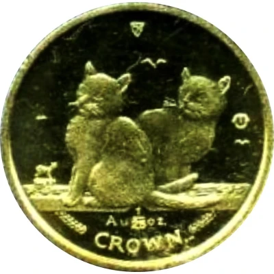 1⁄25 Crown - Elizabeth II Balinese Cat back