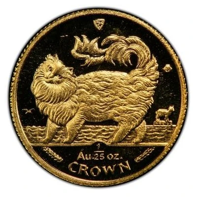 1⁄25 Crown - Elizabeth II Maine Coon Cat back