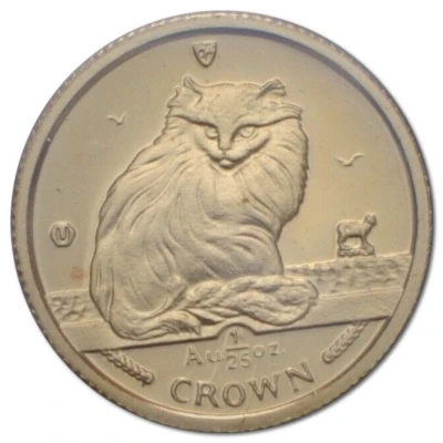 1⁄25 Crown - Elizabeth II Turkish Cat back