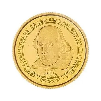 1⁄25 Crown - Elizabeth II William Shakespeare back