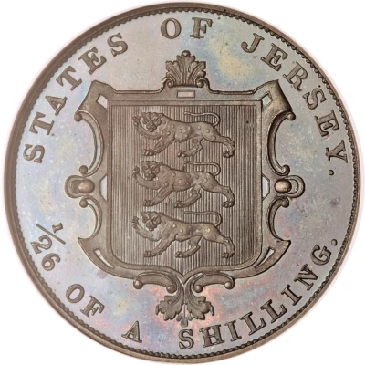 1⁄26 Shilling - Victoria back