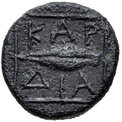 Æ12 357 BC - 309 BC back