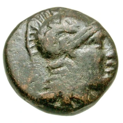 Æ13 in the name of Philetairos 159 BC - 138 BC front