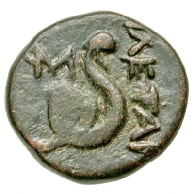 Æ13 in the name of Philetairos 159 BC - 138 BC back