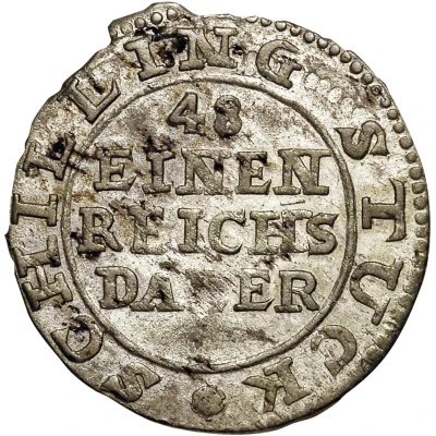 1⁄48 Thaler, 1 Schilling Swedish Occupation back