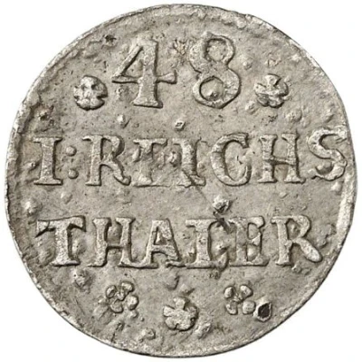 1⁄48 Thaler - Charles Frederick back