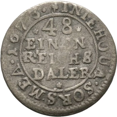 1⁄48 Thaler - Charles XI back