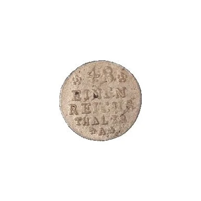 1⁄48 Thaler - Frederick II back