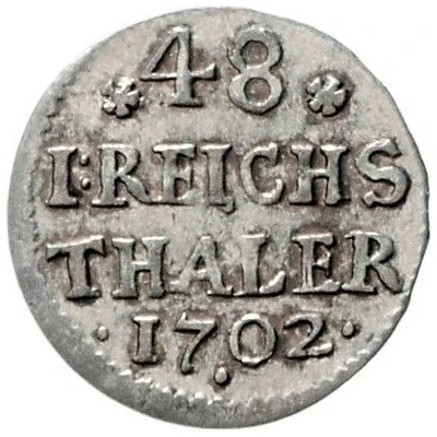 1⁄48 Thaler - Frederick IV back