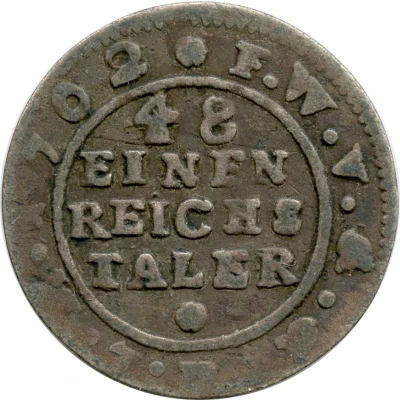 1⁄48 Thaler - Frederick William back