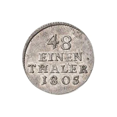 1⁄48 Thaler - Henry XXXV back