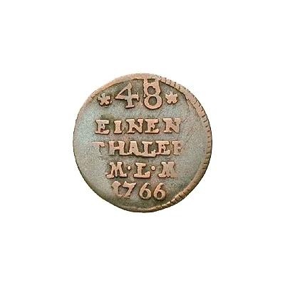 1⁄48 Thaler - Maximilian Frederick back