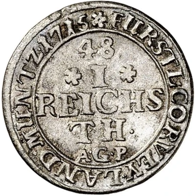 1⁄48 Thaler - Maximilian of Horrich back