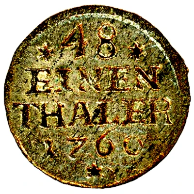 1⁄48 Thaler - Victor II Frederick back