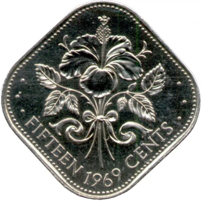 15 Cents - Elizabeth II back