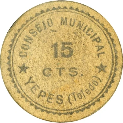 15 Céntimos (Yepes) ND front