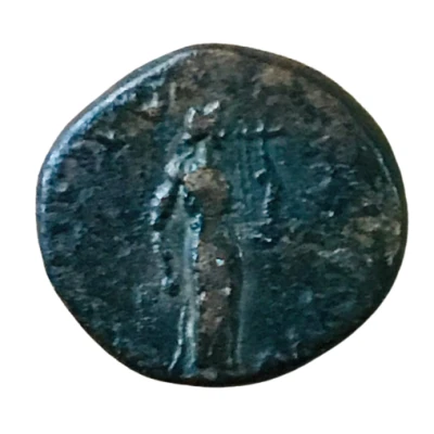 Æ15 - Domitianus as Caesar ΦΛΑΒΙ ΦΙΛΑΔΕΛΦΕΩΝ; Philadelphia, Lydia back