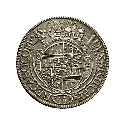 15 Kreuzers - Charles II of Liechtenstein-Kastelkorn back