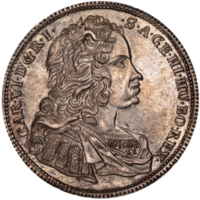 15 Kreuzers - Charles VI Graz front