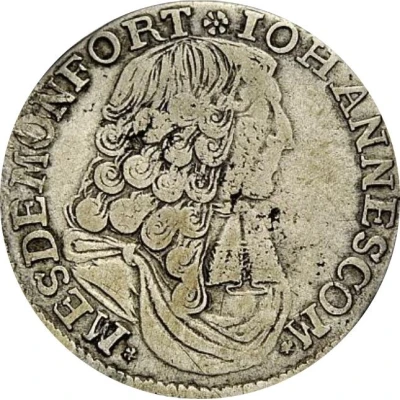 15 Kreuzers - John VIII front