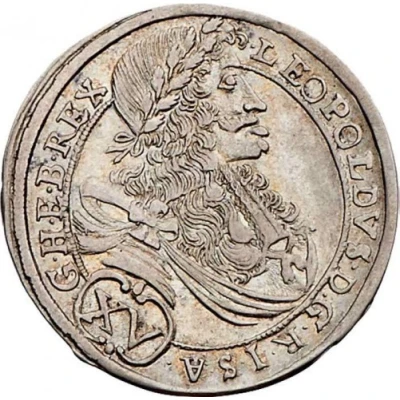 15 Kreuzers - Leopold I St Veit front