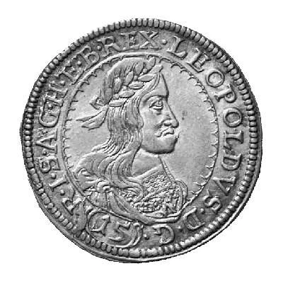 15 Kreuzers - Leopold I St Veit front