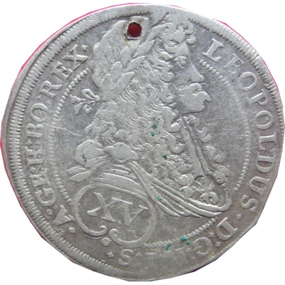 15 Kreuzers - Leopold I Vienna front