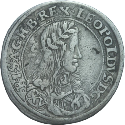 15 Kreuzers - Leopold I Vienna front