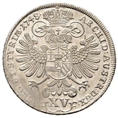 15 Kreuzers - Maria Theresia Graz back