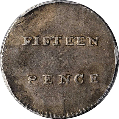 15 Pence - George III - Dump New South Wales Colony back