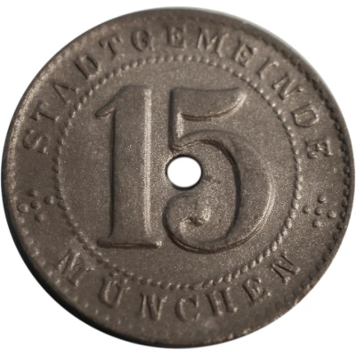 15 Pfennigs - München front