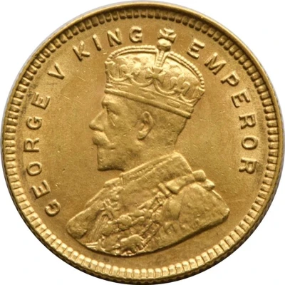 15 Rupees - George V front