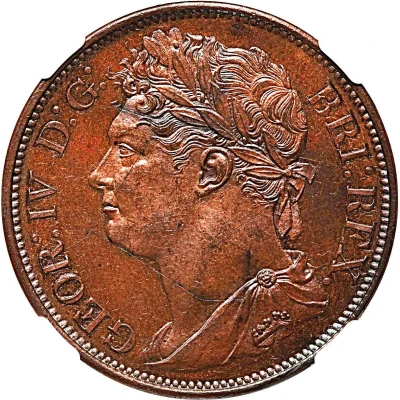 1⁄50 Dollar - George IV Pattern front