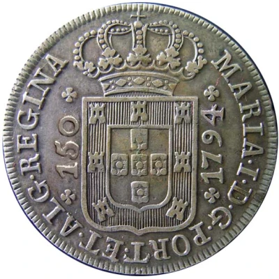 150 Réis - Maria I front