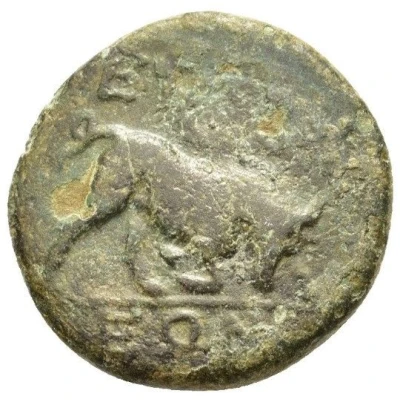 Æ15 191 BC - 170 BC back