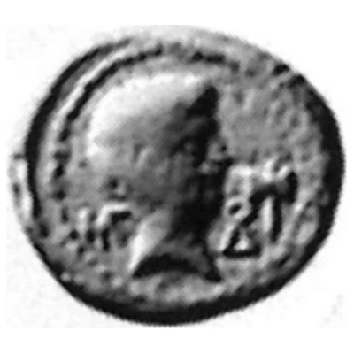 Æ16 - Augustus TENE; Tenedus 14 BC - 27 AD front